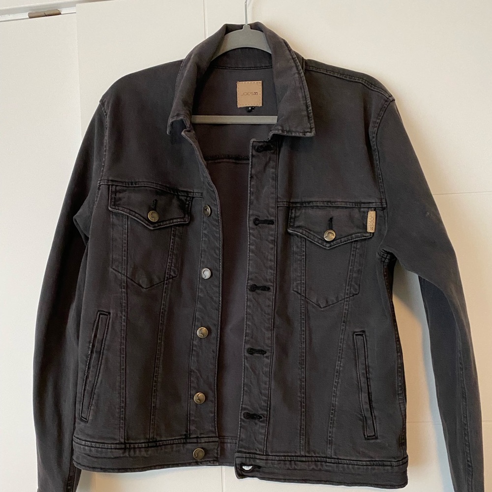 NEW JOE'S JEANS Trucker Jacket Black